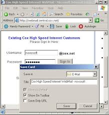 Cox Webmail login with Handy