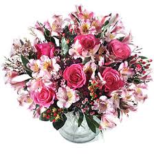 السبع ايات المنجيات Bouquet-rose-alstro-pink
