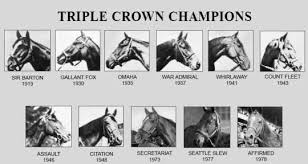 The last Triple Crown winner