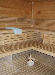 La sauna du spa Sauna