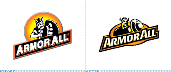 Armor All Logo, Before and