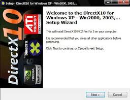تحميل برنامج دايركت اكس 10 DirectX XP عملاق تسريع الالعاب Download-directx10-xp-installer