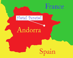 Genóvia : Novo País Andorra-map