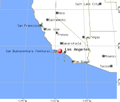 (Ventura), California map