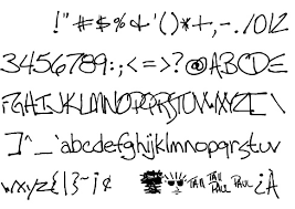 teen handwriting font