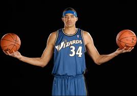 JaVale McGee practicing a