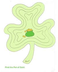 St. Patricks Day Shamrock Maze