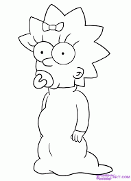 how to draw the simpsons