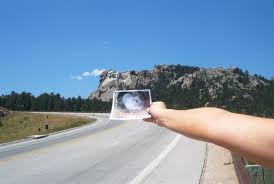 front of Mount Rushmore!