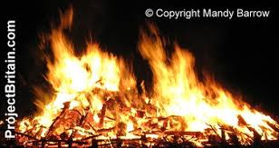 The fires of Halloween burned