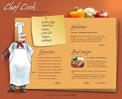 food menu templates