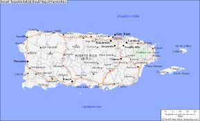 ROAD MAP OF PUERTO RICO
