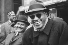 Malcolm X and Percy Sutton,