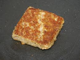 Slice the scrapple about 1/3