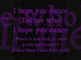 I Hope You Dance Lyrics