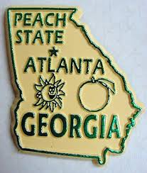 Georgia State Outline Magnet