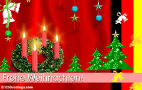 Merry Christmas In German: At