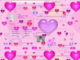 colorful hearts layouts