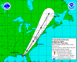of Tropical Storm Bonnie