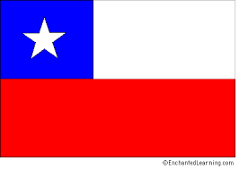 Chiles flag is a red,