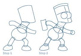 how to draw the simpsons