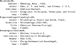 sample bibliography