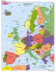 POLITICAL MAP OF EUROPE