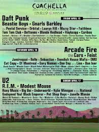 Coachellas 2011 lineup due