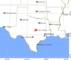 Fort Hood, Texas map