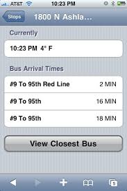 Q\x26amp;F: Chicago CTA Bus Tracker