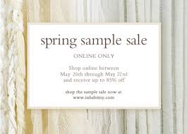 online sample sale