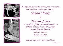 sample wedding invitations