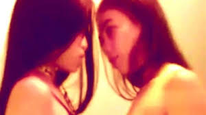 Asian lesbians kiss and finger jpg x Asian lesbians kissing