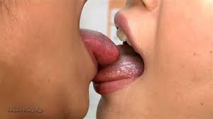 Lesbian tongue kissing porn pics naked photos jpg x Tongue kissing