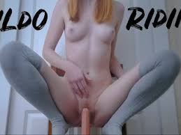 Redhead creams dildo while riding lizzie buns mobile porno videos movies jpg x Redhead riding dildo