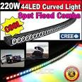 <b>Eyourlife</b> Spot Beam Curved 220W 50inch LED Work Light Bar 250W <b>...</b>