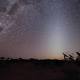 Big discoveries heralded by a faint breath of hydrogen from a distant galaxy 