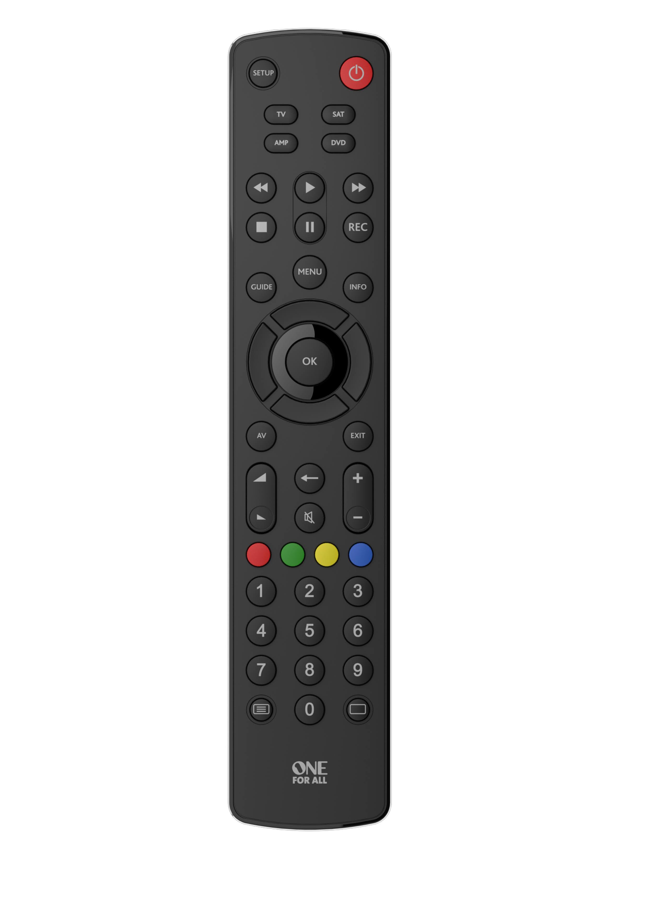 ElectroCity Waterford - Sinox Universal Smart TV Remote Control - Black |  032513 | Pointy