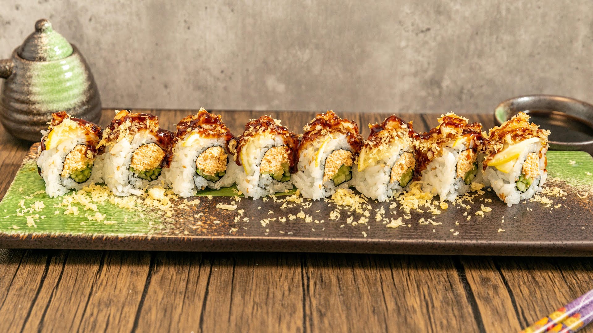 Gorilla Eats Sushi by null