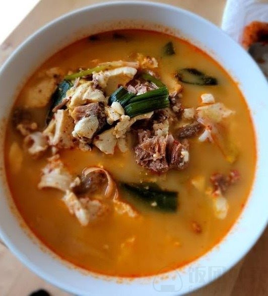 Traditional Korean Beef Soup by null