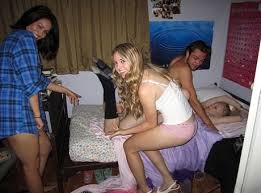 Drunk sister relaxing naked on the bed jpg x Drunk naked