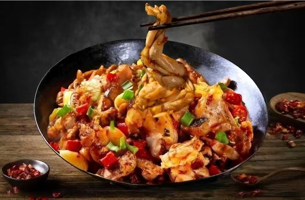 小叫天live frog - 川味烤鱼烤蛙 Sezchuan grilled fish & frog by null