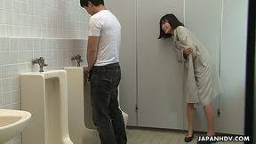 Risky exhib in public toilet jpg x Public toilet