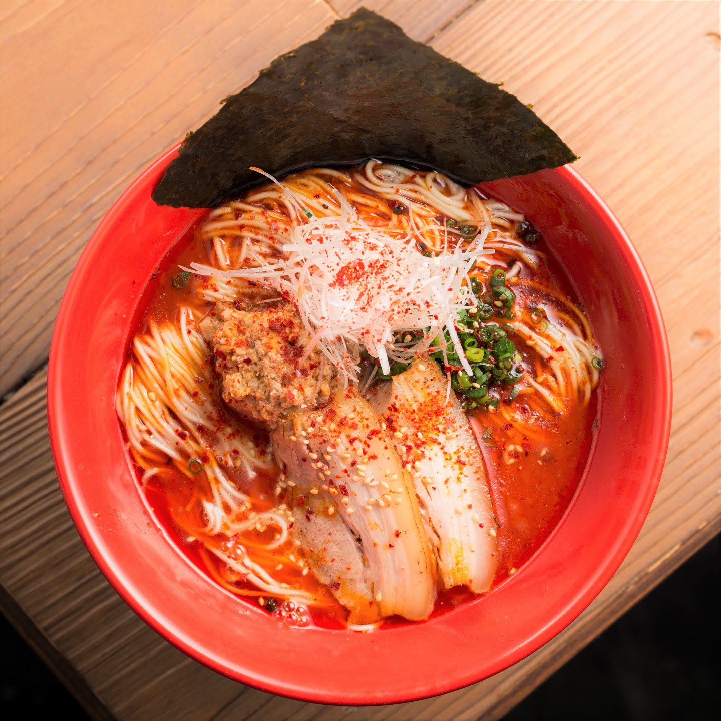 Golden Pork Tonkotsu Ramen Bar by null