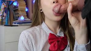 Awesome busty teen swallows all his cum jpg x Teen swallow
