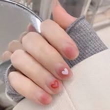 girlie nude|24枚入り ネイルチップ カーキ色とブラウン 金色の閃光 可爱いガーリーネイル