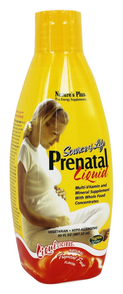 Nature's Plus Prenatal Liquid - Tropical Fruit, 887.10ml
