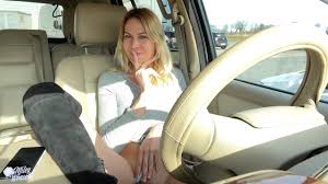 Busty blonde teen banging in the car in public jpg x Blonde in car