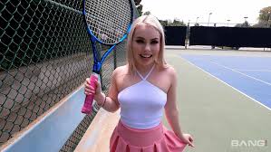 Teen tennis player strips on court before inserting racket handle in cunt jpg x Tennis court pussy