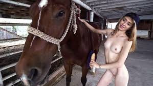 Woman gets fucked a horse in farm porn luxuretv jpg x Girl gets fucked by horse
